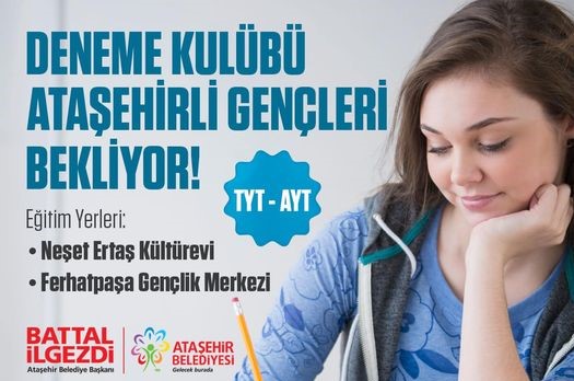 Ataşehir Belediyesi TYT ve AYT Kayıtları Başladı