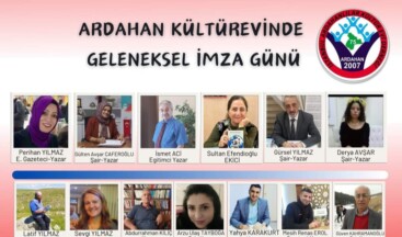 Ardahan Kültürevi’nde Yazarların İmza Günü Var
