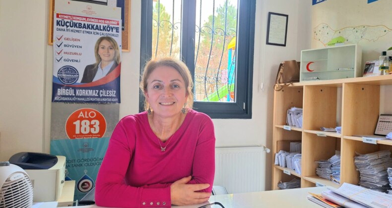 K.Bakkalköy Mahallesi Muhtarı Birgül Korkmaz Çilesiz Yeniden Aday Oldu