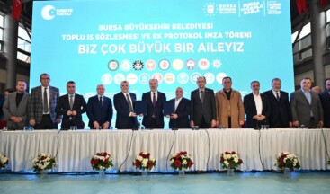 Bursa Büyükşehir’de toplu sözleşme sevinci