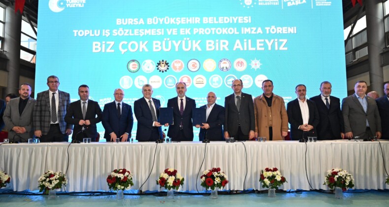 Bursa Büyükşehir’de toplu sözleşme sevinci