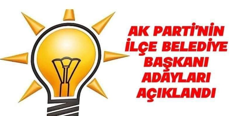 Ardahan AK Parti Belediye Başkan Adayları Açıklandı