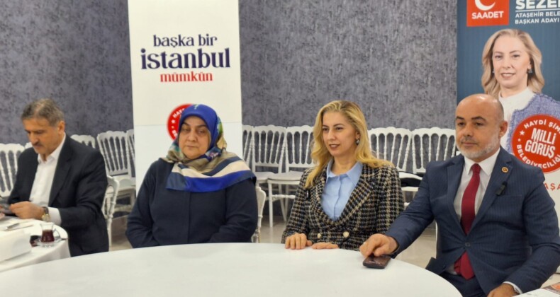 Sadet Partisi Ataşehir Belediye Başkan Adayı Alev Sezen Basınla Buluştu