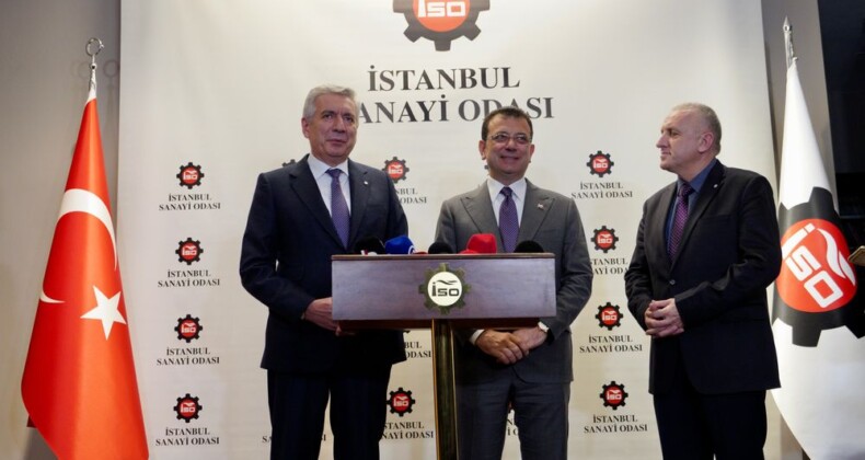 İmamoğlu, İSO Başkanı Erdal Bahçıvan’ı Ziyaret Etti
