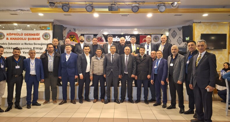Köprülü Beldesi Derneği Dayanışma Gecesi Yaptı