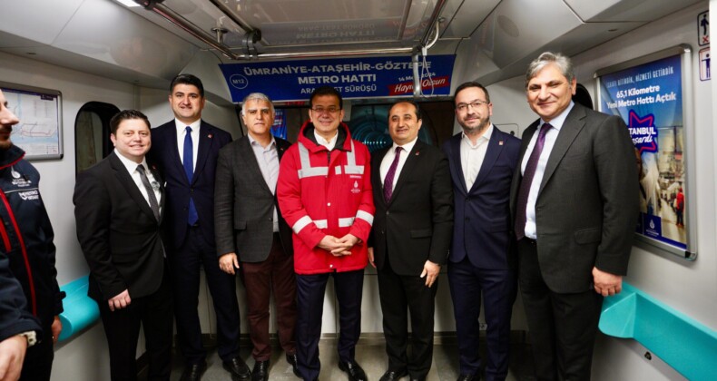 Ümraniye-Ataşehir-Göztepe Metro Hattı Test Sürüşü