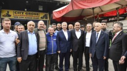 Mansur Yavaş, Yenimahalle Toptancı Hali’ni Ziyaret Etti