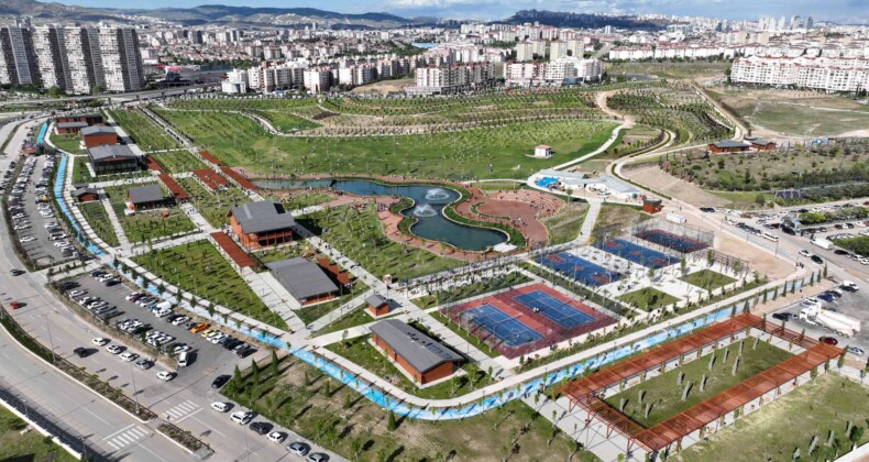 Ankara’da Batıkent Rekreasyon Alanına Yoğun İlgi