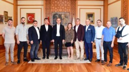Ataşehir İl Dernekleri Başkan Yeğin’i Ziyaret Etti