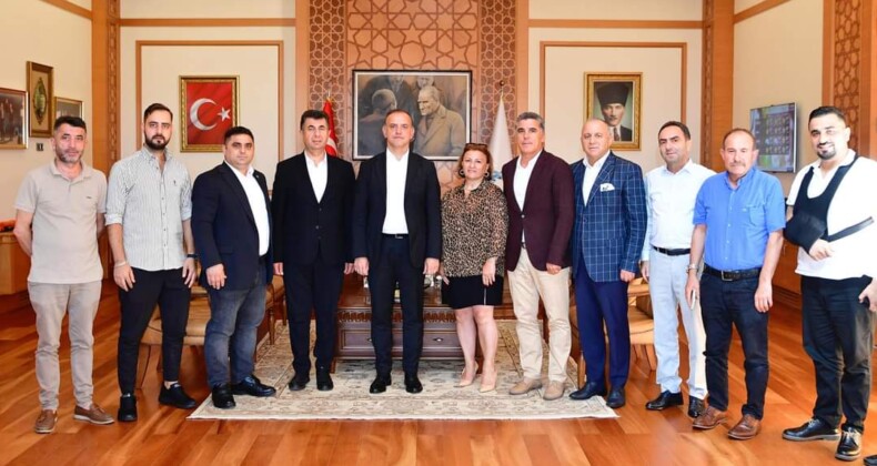 Ataşehir İl Dernekleri Başkan Yeğin’i Ziyaret Etti
