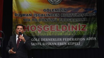 Başkan Özer, Göle’nin Kurtuluşunun 104. Yılında Konuştu