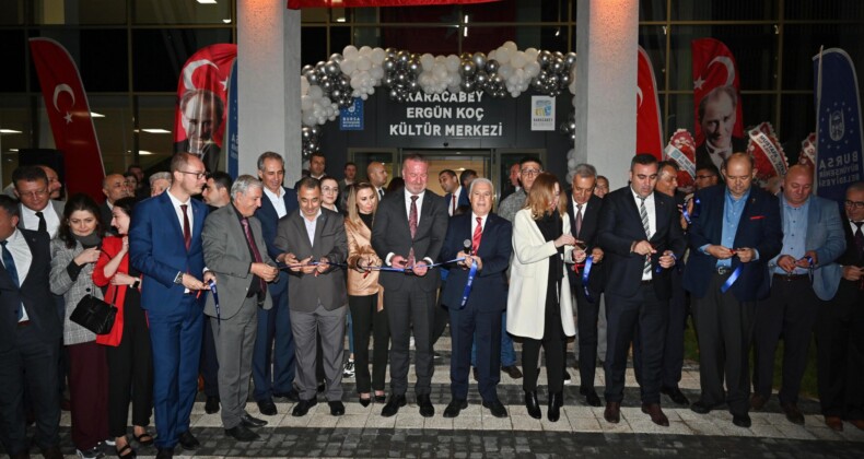 Bursa Karacabey Ergün Koç Kültür Merkezi Açıldı