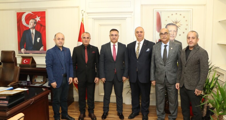 Gazetecilerden Kaymakam Yavuz’a ziyaret