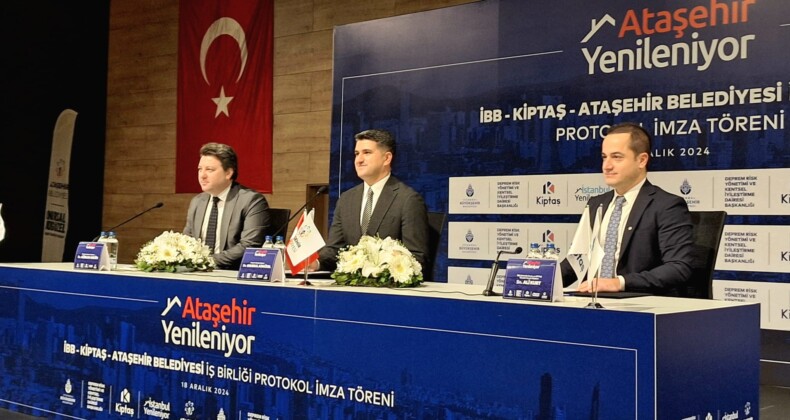 Ataşehir Belediyesi, İBB ve KİPTAŞ İle Protokol İmzaladı