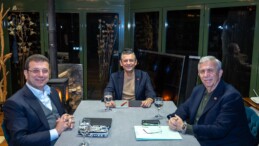 Özgür Özel, Ekrem İmamoğlu ve Mansur Yavaş Görüşmesi