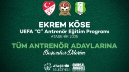 Ataşehir’de Ekrem Köse UEFA C Antrenör Kursu