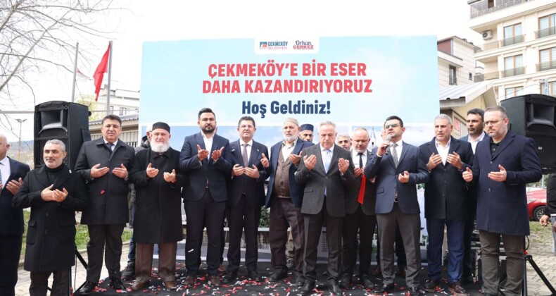 Çekmeköy Hacı Kazım Boran Camii Temeli Atıldı