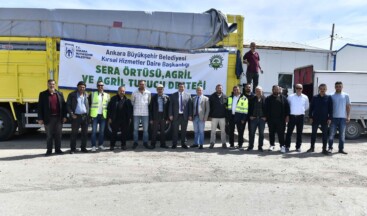 Ankara’da Çiftçilere Sera Malzemesi Desteği