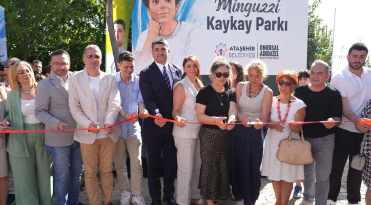 Ataşehir’de Mattia Ahmet Minguzzi Kaykay Parkı Açıldı