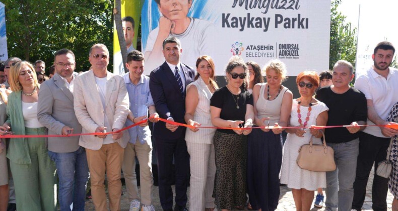 Ataşehir’de Mattia Ahmet Minguzzi Kaykay Parkı Açıldı