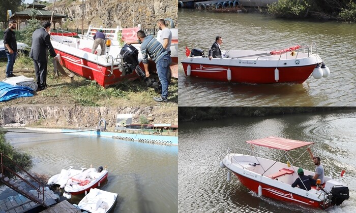 Ardahan Kura Nehrinde Tekne Turu
