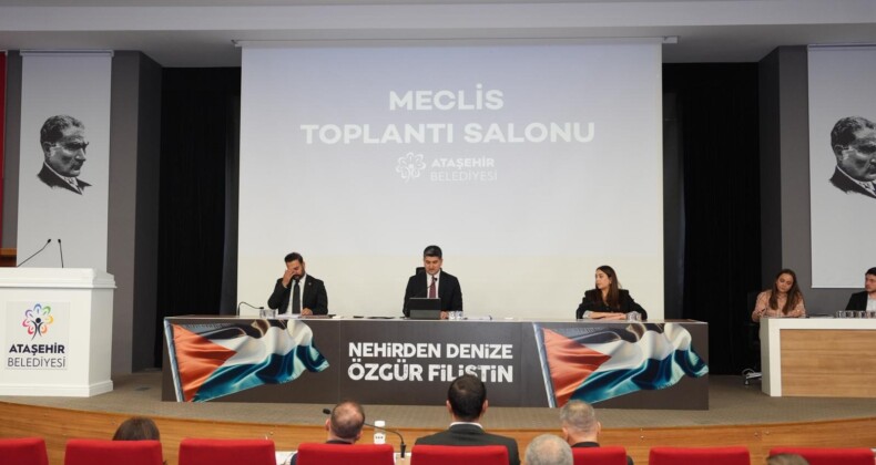 Ataşehir Belediye Meclisinden Gazze’ye Destek Açıklaması