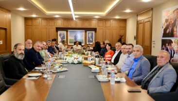 Başkan Çerkez, KAI Vakfı ve Gürcistan Heyetini Ağırladı