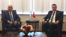 TÜMKON’dan DSP Lideri Mehmet Önder Aksakal’a Ziyaret