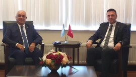 TÜMKON’dan DSP Lideri Mehmet Önder Aksakal’a Ziyaret