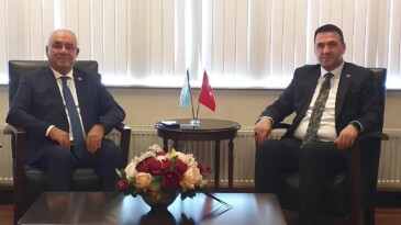 TÜMKON’dan DSP Lideri Mehmet Önder Aksakal’a Ziyaret