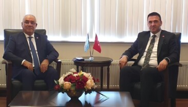 TÜMKON’dan DSP Lideri Mehmet Önder Aksakal’a Ziyaret