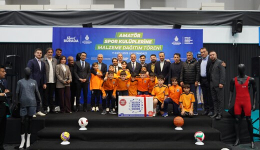 İBB’den Amatör Spor Kulüplerine Malzeme Desteği