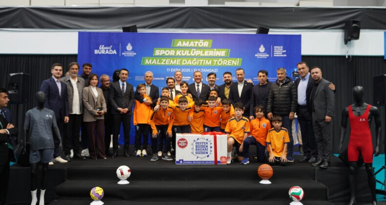 İBB’den Amatör Spor Kulüplerine Malzeme Desteği