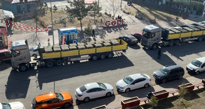 Erzurum’dan Göle’ye Parke ve Bordür Taşı