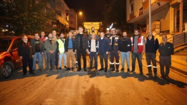 Başkan Adıgüzel’den Gece Denetimleri