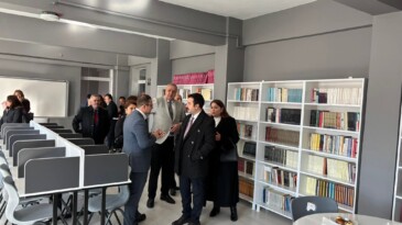 Göle’de Çağla Avcı Kütüphanesi Açıldı