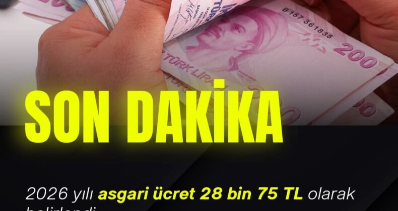 Asgari Ücreti 28 bin 75 TL Oldu
