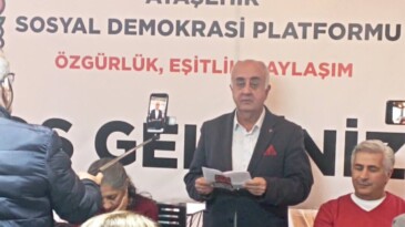 Ataşehir Sosyal Demokrasi Platformu Kuruldu