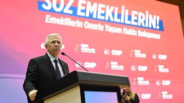 Mansur Yavaş, Emeklilerin Onurlu Yaşam Hakkı Buluşması”na Katıldı