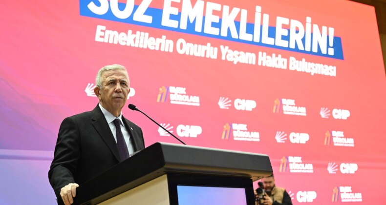 Mansur Yavaş, Emeklilerin Onurlu Yaşam Hakkı Buluşması”na Katıldı