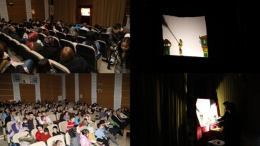 Ardahan’da Hacivat ile Karagöz’ Miniklerle Buluştu