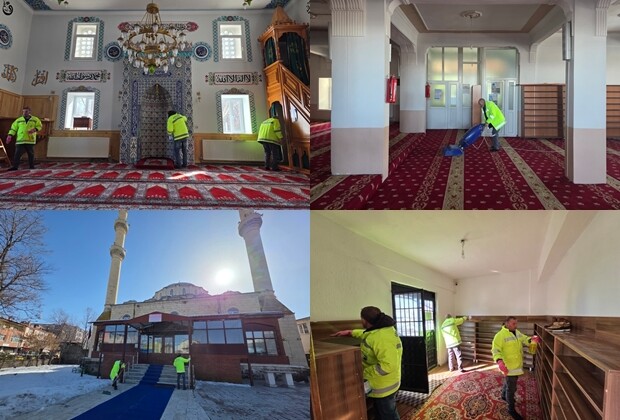 Ardahan Belediyesi’nden Camilerde Ramazan Temizliği