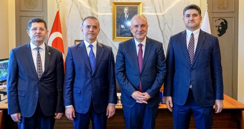Üç Belediye Başkanı İSKİ Ziyareti