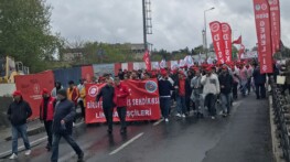 İstanbul’da 1 Mayıs Yağmur’da Kutlandı