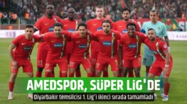 Amedspor Süper Lige yükseldi