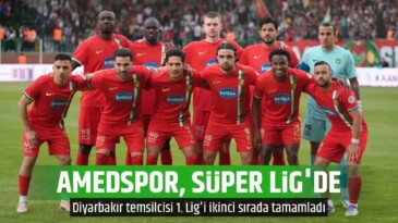 Amedspor Süper Lige yükseldi