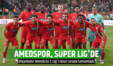 Amedspor Süper Lige yükseldi