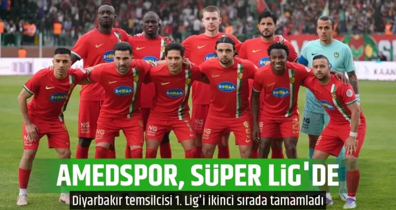 Amedspor Süper Lige yükseldi