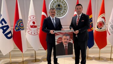 TÜMKON’dan İçişleri Bakanı Çiftçi’ye Ziyaret
