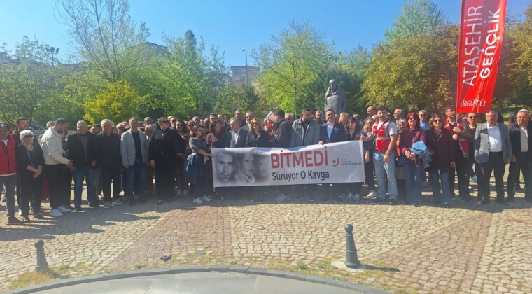 Ataşehir’de Deniz Gezmiş ve Arkadaşları Anıldı